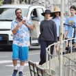 Adam Sandler si familia in italia