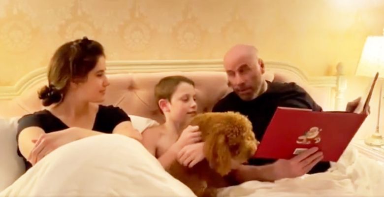 John Travolta, moment emoționant alături de copiii lui/ Instagram