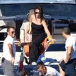 *EXCLUSIVE* WEB MUST CALL FOR PRICING - Spanish actress Penelope Cruz takes a stroll through the town with her family in Portofino.*PICTURES TAKEN ON 30/07/2022*
