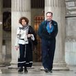 *PREMIUM-EXCLUSIVE* MUST CALL FOR PRICING BEFORE USAGE - 60-year-old English Actor Ralph Fiennes and fellow English Actress Francesca Annis are together again on a weekend trip in the eternal city of Rome. *PICTURES TAKEN ON THE 25/02/23*