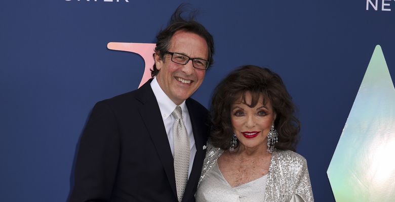 Joan Collins și Percy Gibson/ Foto: Profimedia