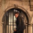 Christian Bale and Jessie Buckley film "The Bride" in Upper Manhattan