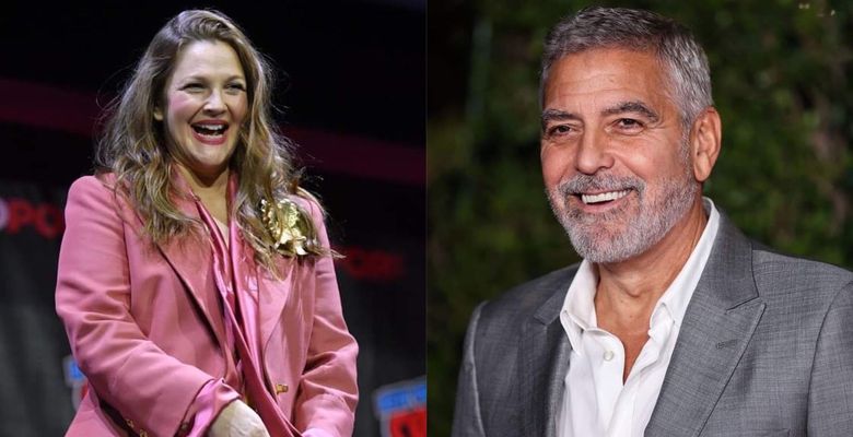 Drew Barrymore și George Clooney/ Profimedia