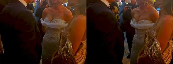 Sydney Sweeney și Tom Cruise/ Foto: Captură video