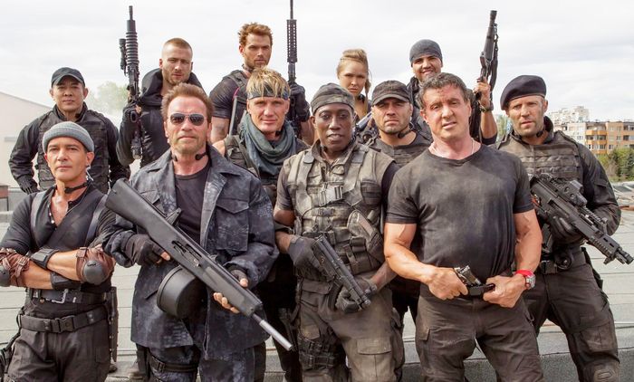 THE EXPENDABLES 3 ,   Sylvester Stallone și Arnold Schwarzenegger