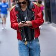 EXCLUSIVE: Timothee Chalamet Rocks A Colorful Celine Jacket In Paris After Getting Caught Holding Kylie Jenner Hand Wearing A Ring On Her Engagement Finger