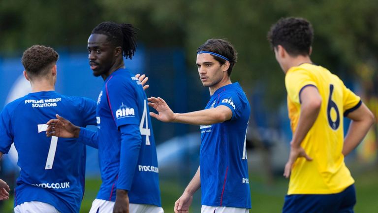 Rangers B v Derby County, Friendly football match, The Rangers Training Centre, Glasgow, Scotland, UK - 10 Aug 2024