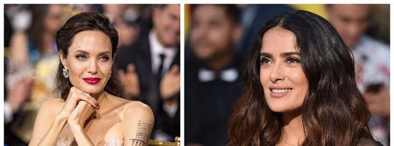 Angelina Jolie și Salma Hayek