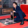 Ralph Macchio poses with his new star on the Hollywood Walk of Fame on November 20, 2024 in Hollywood, California.