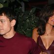 Tom Holland and Zendaya are greeted by a crowd of eager fans after Bero event in NYC