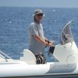EXCLUSIVE: Kurt Russell and Goldie Hawn sighted on a speedboat in Greece