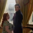 Nicola Coughlan and Luke Newton Los Angeles.CA.USA. Nicola Coughlan and Luke Newton in a scene in the (C) Netflix romant
