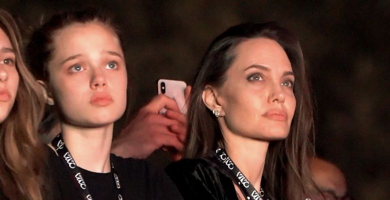 Shiloh și Angelina Jolie