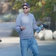 EXCLUSIVE: Ashton Kutcher looks downcast during a hike with a pal as divorce rumors swirl amid Diddy's sex trafficking case.