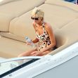 *PREMIUM-EXCLUSIVE* MUST CALL FOR PRICING BEFORE USAGE  - STRICTLY NOT AVAILABLE FOR ONLINE USAGE UNTIL 13:10 PM UK TIME ON 02/11/2022 - The Australian Actress Elizabeth Debecki donned her leopard printed swimsuit made famous from Diana's much-publicise