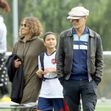 Halle Berry și Olivier Martinez, la meciul de fotbal al fiului lor