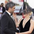 Lady Gaga și Michael Polansky pe covorul roșu la premiera filmului „Joker Folie Ă Deux”/ Profimedia