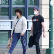 EXCLUSIVE: Hugh Jackman is Spotted Out For a Stroll With His Son in New York City.