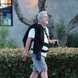 *EXCLUSIVE* Mel Gibson Steps Out with Family in Malibu, Sports Arm Sling Post-Surgery