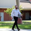 PREMIUM EXCLUSIVE Ben Affleck Battles The Heat During Santa Monica Dad Duties