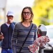 *EXCLUSIVE* Calista Flockhart steps out in Brentwood for a quick shopping trip that requires no shopping bags!
