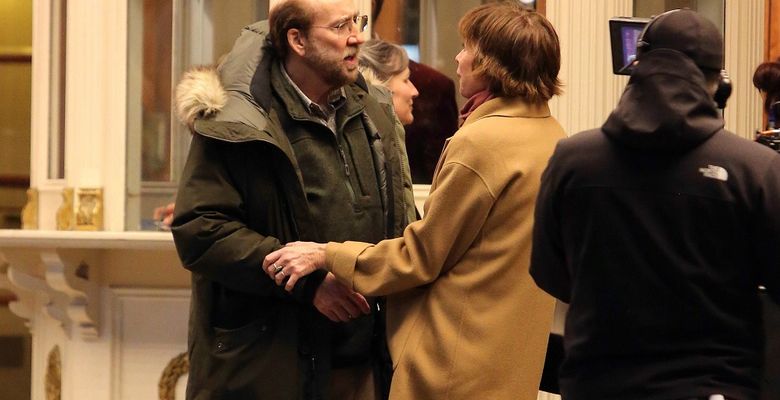 EXCLUSIVE: First Look!  Nicolas Cage is Spotted on The Set of The New A24 Comedy “Dream Scenario” in Toronto, Canada