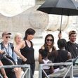 Charlize Theron and Uma Thurman shooting The Old Guard 2 in Rome