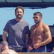 *PREMIUM-EXCLUSIVE* MUST CALL FOR PRICING BEFORE USAGE  -  The American Actor Zac Efron and the Scottish Actor and Film Producer Gerard Butler throughly enjoying their summer vacation on board their luxury boat during their sun soaked holiday in St-Tropez
