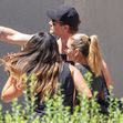 The Australian Actor Chris Hemsworth and his wife the Spanish Model and Actress Elsa Pataky take a romantic walk after a training session at the gym in Madrid, Spain.