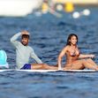 *PREMIUM EXCLUSIVE NO WEB UNTIL 145PM EST 19TH JAN* Michael B. Jordan and girlfriend Lori Harvey loved up while holidaying on a mega yacht in St Barts