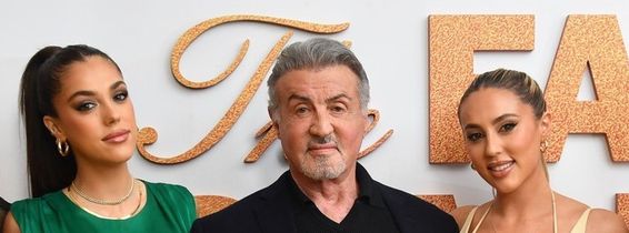 sylvester stallone, sophia si sistine stallone