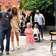 Bradley Cooper and Irina Shayk Take Lea Cooper for a Walk in NYC