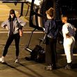 *EXCLUSIVE* WEB MUST CALL FOR PRICING  - Piloting a few friends on his chopper, The American All Action Hero Tom Cruise proves he has many strings to his bow by taking a few snaps of his guests as he arrived at the Battersea Heliport.