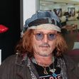Johnny Depp leaving a private screening of Jeanne du Barry in Paris