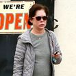 *EXCLUSIVE* Lara Flynn Boyle appears a bit bloated on Liquor Store Run