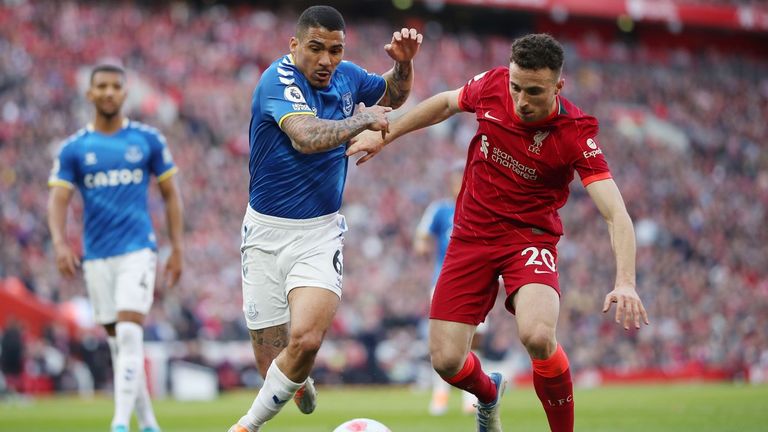 Liverpool v Everton, Premier League, Football, Anfield, Liverpool, UK - 24 Apr 2022