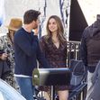 *EXCLUSIVE* **WEB MUST CALL FOR PRICING**Ana de Armas' takes over role from Scarlett Johansson as she is seen for the first time on set with Chris Evan filming Ghosted