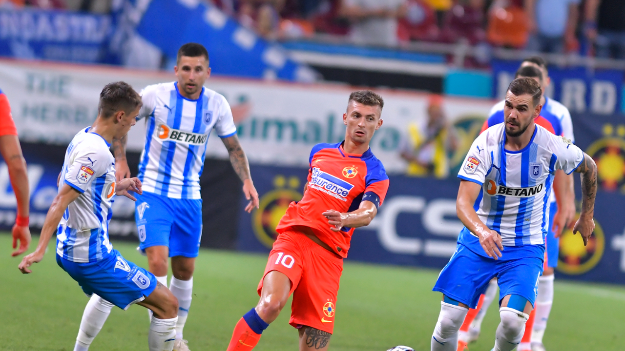 Florin Tănase, într-un meci FCSB - Universitatea Craiova / Foto: Sport Pictures