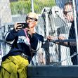 EXCLUSIVE: Arnold Schwarzenegger Shows Off His White Christmas Beard As He Chats With Fans And Takes Selfies During Morning Workout At Gold?s Gym In Venice, California - 21 Nov 2024
