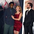 Samuel L. Jackson, Scarlett Johansson and Chris Evans attends the 'Captain America: The Winter Soldier' UK Premiere