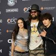 Jason Momoa, alături de cei doi copii ai lui, Nakoa-Wolf și Lola/ Profimedia