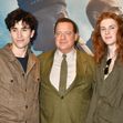 New York, NY, USA. 26th May, 2026. Griffin Arthur Fraser, Brendan Fraser and Leland Francis Fraser at the NY World Premiere of Pressure on May 26, 2026 at Lincoln Square 13 in New York City. Credit: Mpi099/Media Punch/Alamy Live News