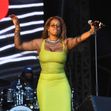 Kelis în timpul concertului din Londra/ Profimedia