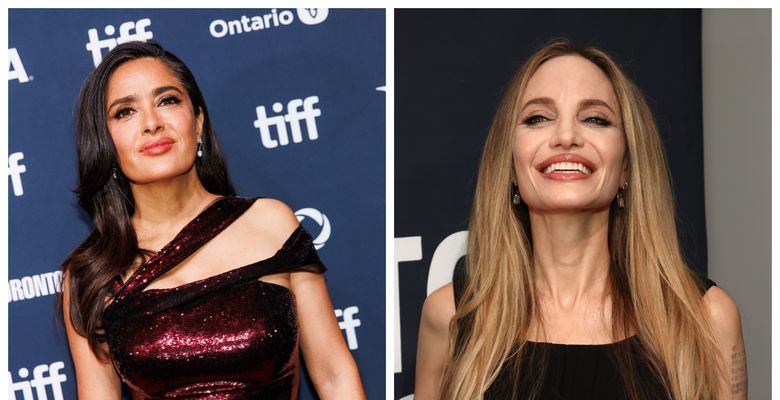 Salma Hayek și Angelina Jolie (1)