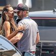 *EXCLUSIVE* Gerard Butler packs on the PDA with girlfriend Morgan Brown after a Kings Road Cafe brunch