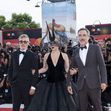 Lady Gaga și Michael Polansky pe covorul roșu la premiera filmului „Joker Folie Ă Deux”/ Profimedia