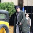 Nicolas Cage is Spotted on the set of Spider-Man Noir in Los Angeles