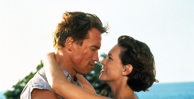 True Lies is a 1994 American action comedy thriller film written, directed and co-produced by James Cameron. It stars Arnold Schwarzenegger, Jamie Lee Curtis, Tom Arnold, Art Malik, Tia Carrere, Bill Paxton, Eliza Dushku, Grant Heslov and Charlton Heston.
