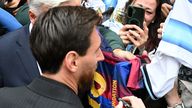 Lionel Messi Arrives At Princess Of Asturias Awards - Oviedo