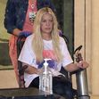 EXCLUSIVE: **PREMIUM EXCLUSIVE RATES APPLY** Bruised And Battered Tori Spelling Leaves The Hospital In A Wheelchair With Visible Marks On Her Face And Arms After Mystery Accident
